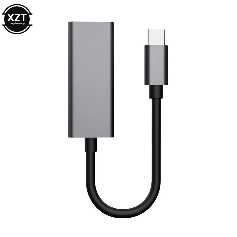 USB Type c to RJ45 LAN Adapter Aluminum Alloy Drive-Free Single Network Card with Indicator Light for MacBook Pro Samsung