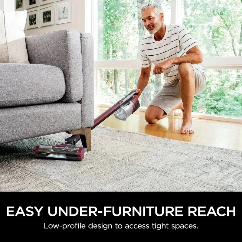 TGBFshark rocket pet pro with self-cleaning brushroll,HEPA filter lightweight cordless stick hand vacuum,7.5 lbs,Magenta,Ali