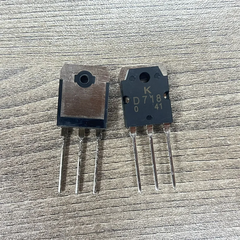 

2SD718 Audio Transistor D718 TO-3P High Power Amplifier Pairing Tube 2SD718 D718