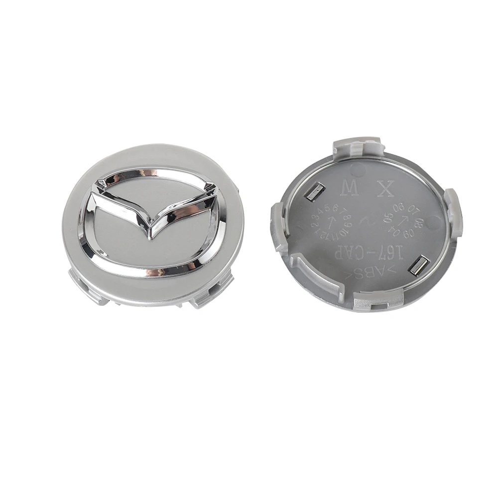 56mm ABS Hub Cap Car Original Wheel Hub Center Cap Accessories For Mazda 2 3 5 6 CX-5 CX-3 CX-4 Axela Demio RX7 MX3 MP MS 323