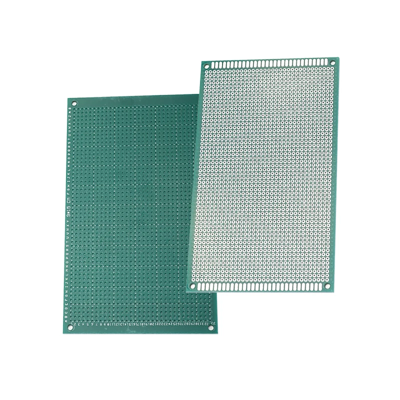 2 Stück 2,54 mm Rastermaß Einseitige Universal-Leiterplatte 9x15 cm Größe für Elektronik-DIY-Projekte – Detail 4