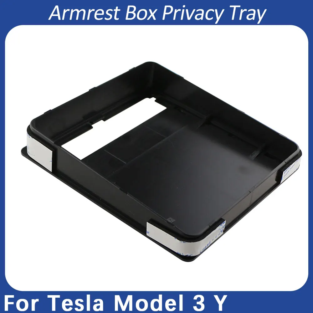 Car Armrest Private Box For Tesla Model 3 Model Y 2017-2023 Organizer Concealed Storage Box Hidden Case Secret Tray Accessories