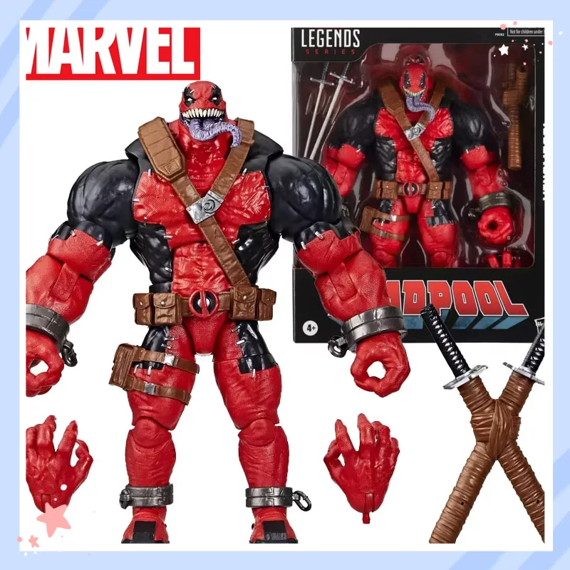 

Venompool Action Figure KO Version Marvel Super Articulated Collectible Model Toy With Extra Hands For Avengers Desktop Decor