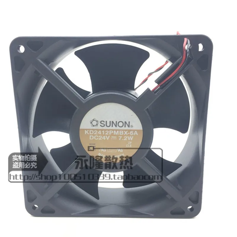 

Original 120 * 120 * 38MM 24V 7.2W 12CM frequency converter cooling fan KD2412PMBX-6A