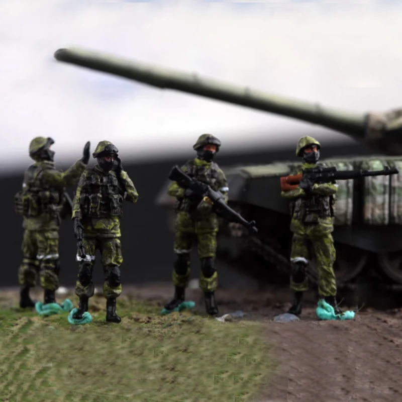 مقياس 1:72 نموذج الراتنج الجندي الروسي مناسب لخزان هليكوبتر نموذج مشاهد المقتنيات الهدايا الزخرفية عرض ثابت #1