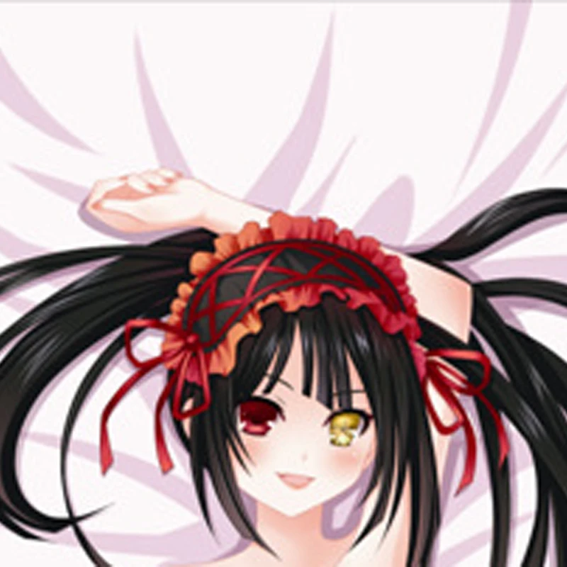 Dakimakura Anime Tokisaki Kurumi Pillow Case Double-sided Print Of Life-size Body Pillowcase Gifts Cushion Cover