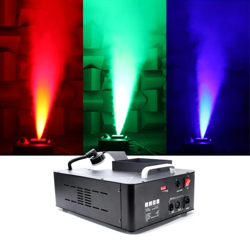 Brilliant lighting effects Smoke machine easy to control remote and DMX 512 control system