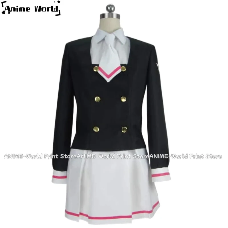 x,3;f\6;h/New《Custom Size》Unisex Anime Cardcaptor Clear Card Sakura Kinomoto School Uniform Cosplay Costumes Ou6;j'3\y,8/ - view 2