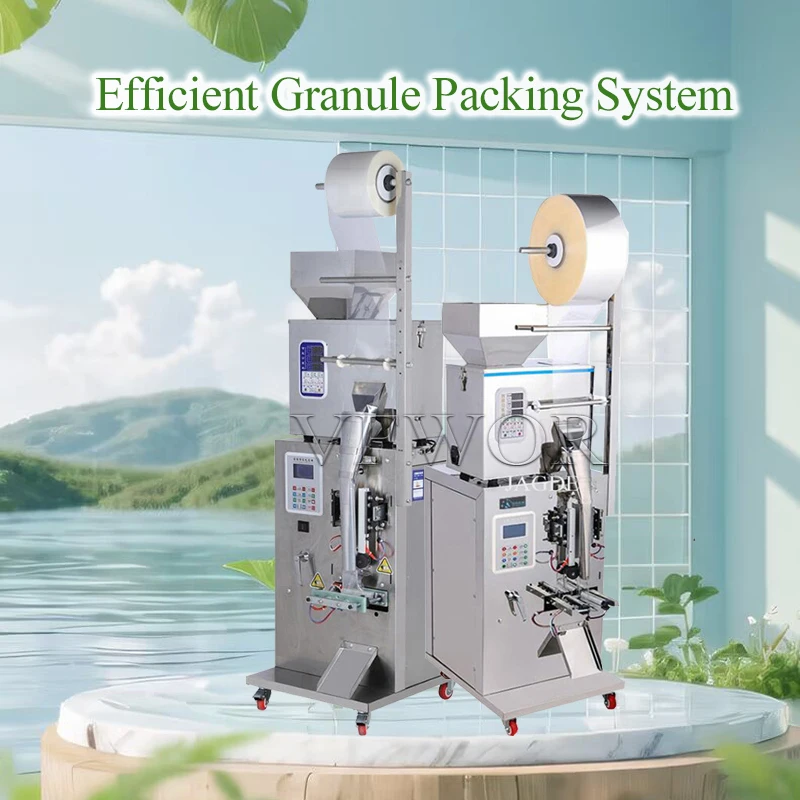 

Упаковочная машина для зерновых 1-100 г Машина для упаковки количественного порошка в гранулах настраиваемого размера