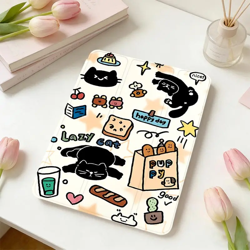 Multi‑Angle Stand Tri‑Fold TPU Soft Shell For Redmi Pad SE 11 Xiaomi Pad 5/5Pro 6/6Pro 11 inch Xiaomi Pad 7/7Pro 8/8Pro 11.2