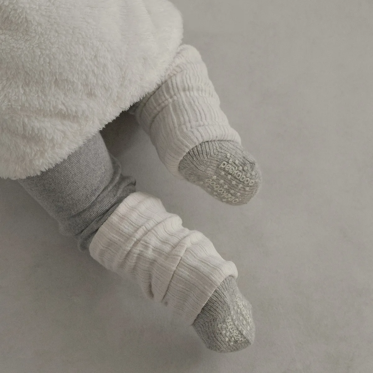 

2025 Autumn New Baby Girl Splicing Leggings Solid Infant Ribbed Elastic Pants Girls Cotton Trousers Toddler Casual Pants