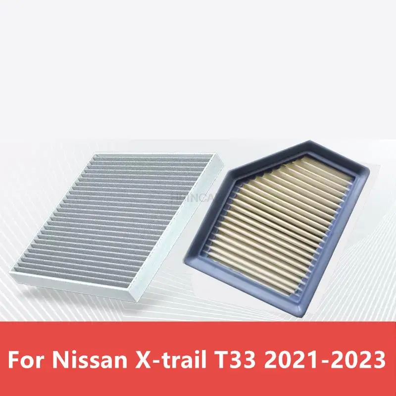 For Nissan X-trail T33 2021-2023 Car Interior Air Filter Air Conditioning Filter Intake Air Filter Grid Auto Parts