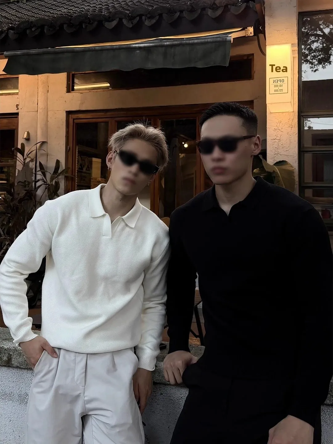 

Olive een Knitted irt Men's Sle Autumn Faion V-Ne Sweater Lazy High-End Feeling Turn-down Collar Top