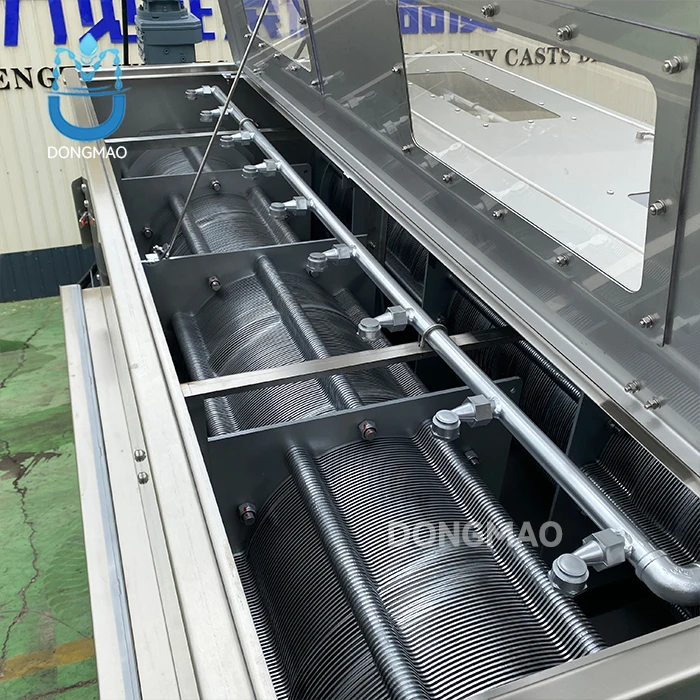 New Food Beverage Factory Sludge Process Screw Press Dewatering Machine 95%-99% Inlet Moisture Content Farm Engine Motor