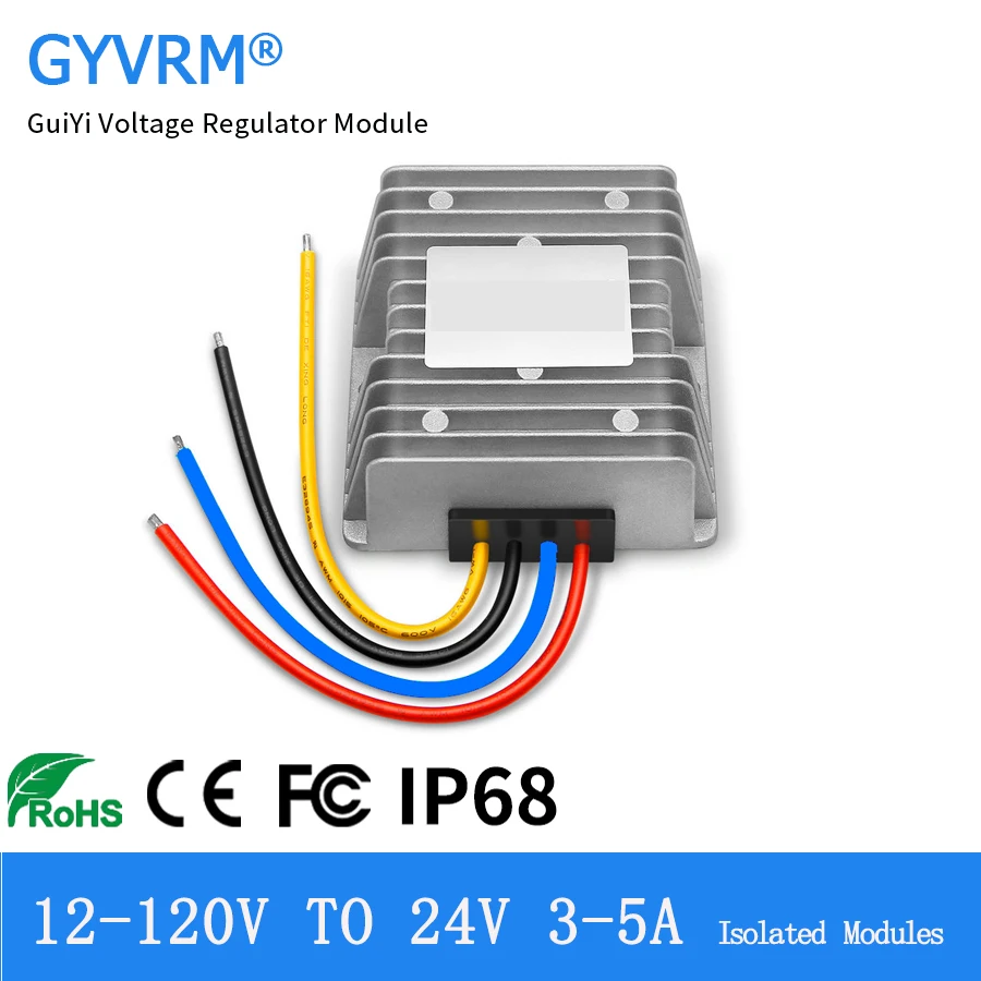 

DC DC Isolated Power Module 120V 108V 96V 84V 72V 60V 48V 36V 24V 12V to 24V 2A 3A 4A 5A Voltage Converter Isolated DCDC