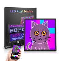 Smart LED Display Screens RGB LED Module Sign Matrix Pixel LED Panel DIY Creative Signboard Advertising Light Desktop,Wall Decor
