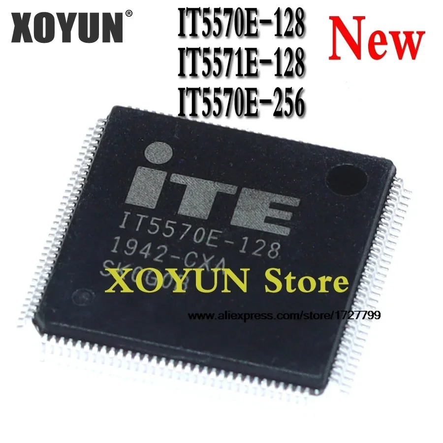 (1piece)100% New IT5570E-128 IT5571E-128 IT5570E-256 CXA CXS QFP-128 Chipset