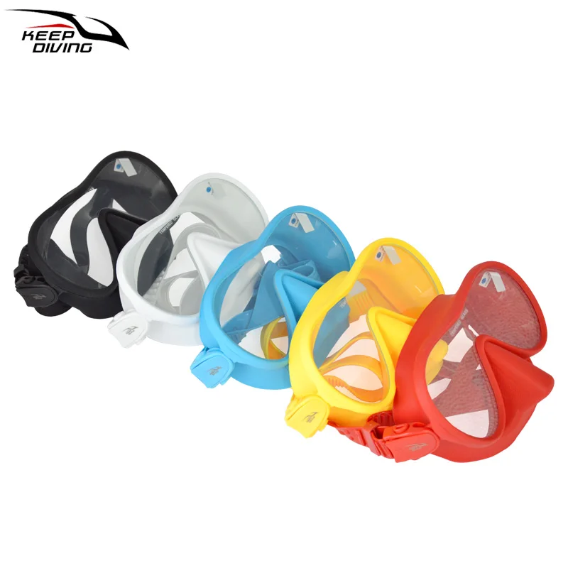 1 pcs Scuba Diving Mask Silicone Anti Fog Snorkeling Goggles Underwater Salvage Scuba Diving Goggles Mask Swimming Equipment