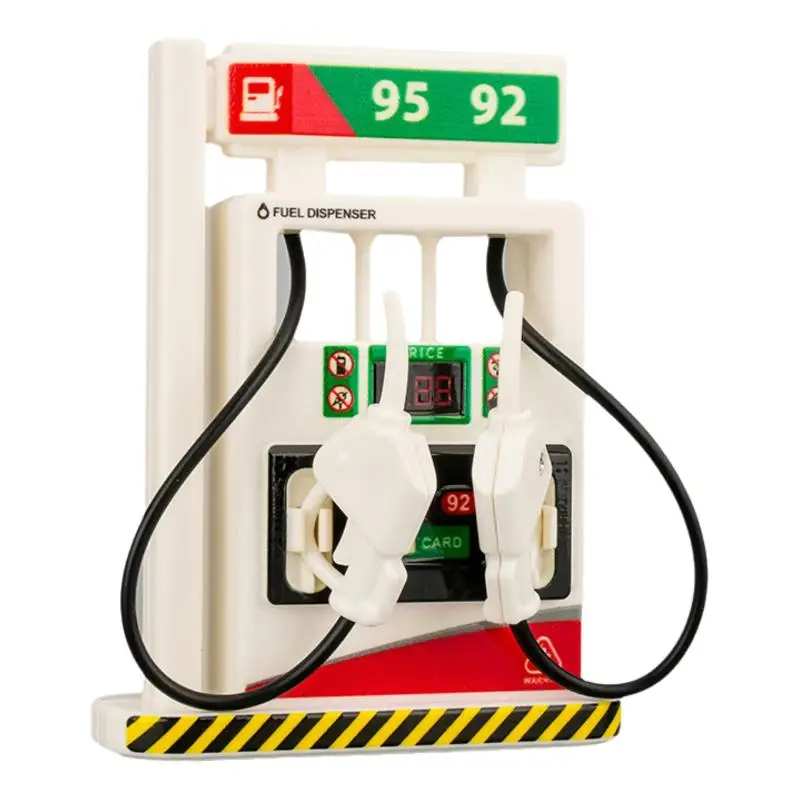 音と光の給油機プレイおもちゃ、幼児学習用、シーン装飾、1個