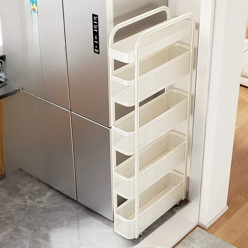 Corner Utensil Rack Wheel Spices Metal Fruits Essentials Holder Gadgets Soda Can Especieros De Cocina Kitchens Accessories