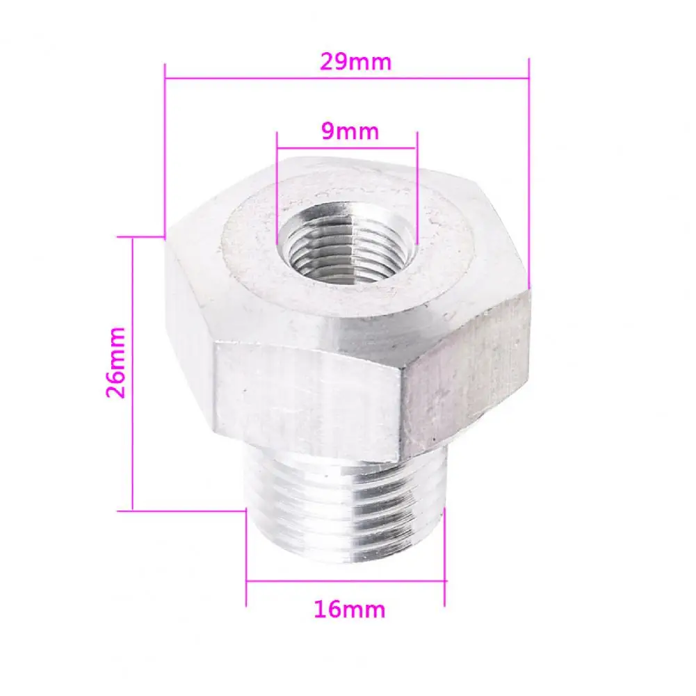 Oil Pressure Sensor Adapter Aluminium Alloy Male M16x1 5 to Female 1/8 NPT Sensor Adapter for LS Series Engine