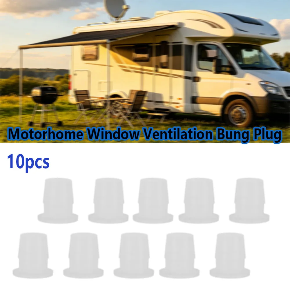 

10Pcs Caravan Window Ventilation Bung Plugs 7mm Diameter Seals RV Trailer Camper Motorhome Interior Accessories