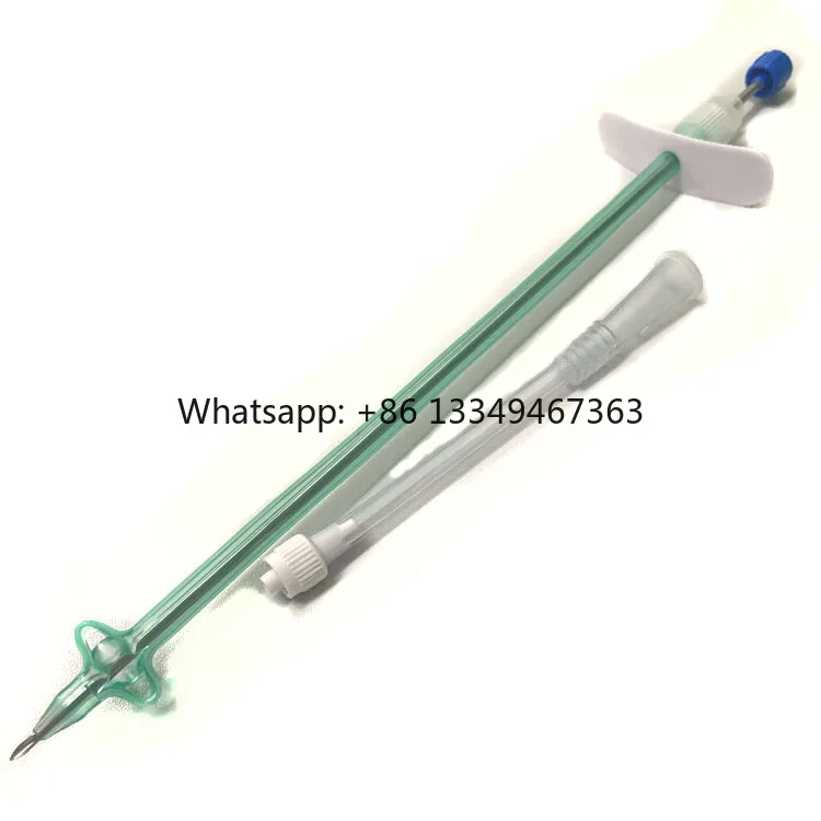 

Medical PU Suprapubic Cystostomy Catheter With PU Malecot Catheter for Suprapubic