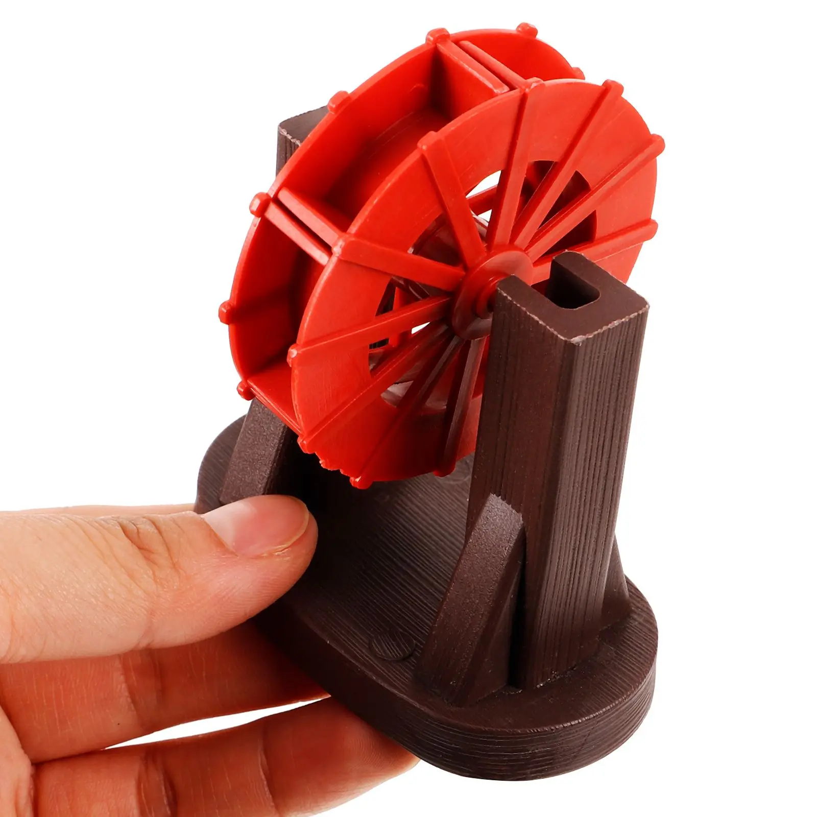 

Fountain Ornaments Water Wheel Model Set Decor Plastic Miniature Fish Tank Landscaping Water Wheel Waterfall Fountain Accessory