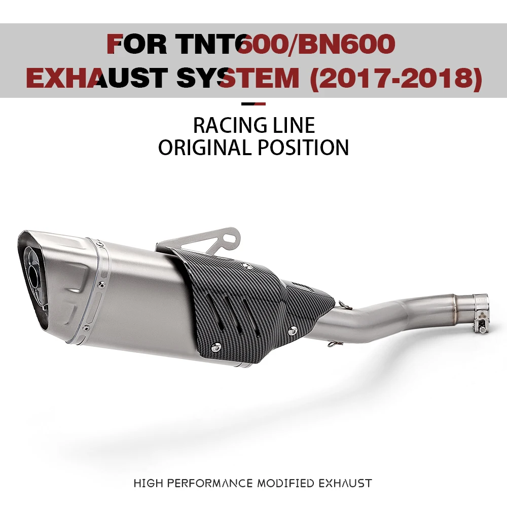 

Exhaust pipe for 600 BN600 BJ600 TNT600 K10 motorcycle exhaust pipe intermediate link adapter escape