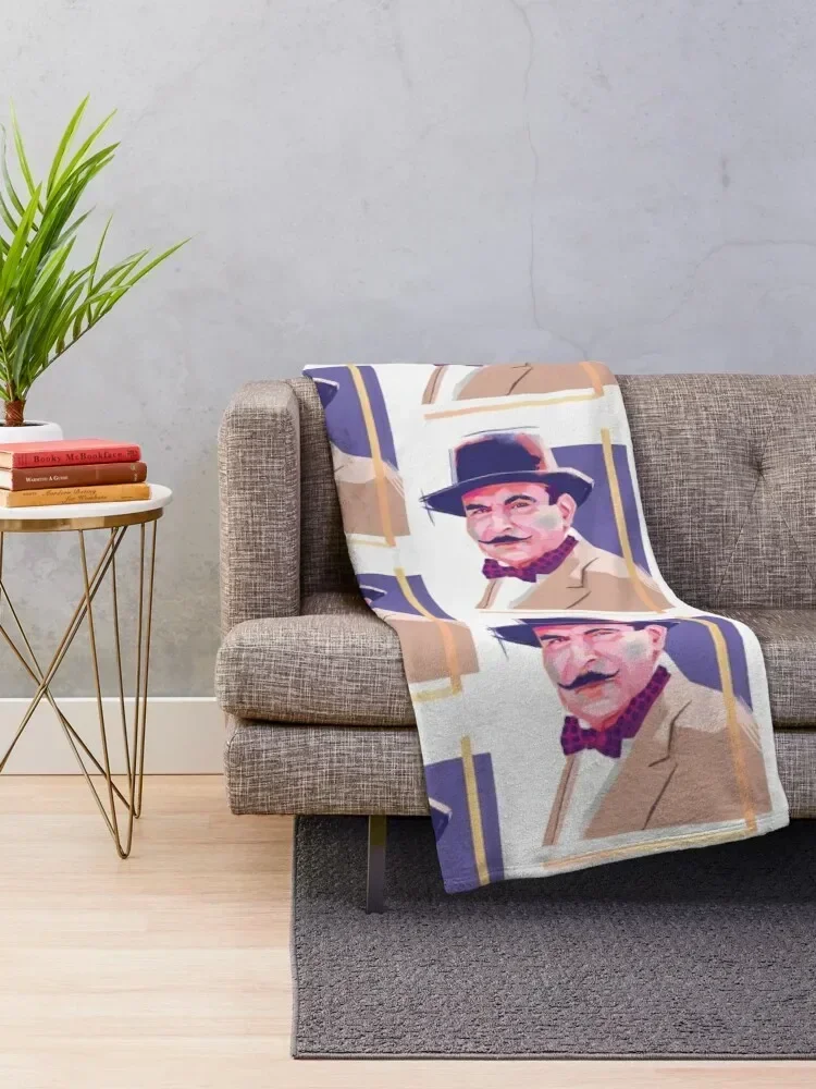 Hercule Poirot II Baseball ? Sleeve Throw Blanket Designers for babies Stuffeds Blankets