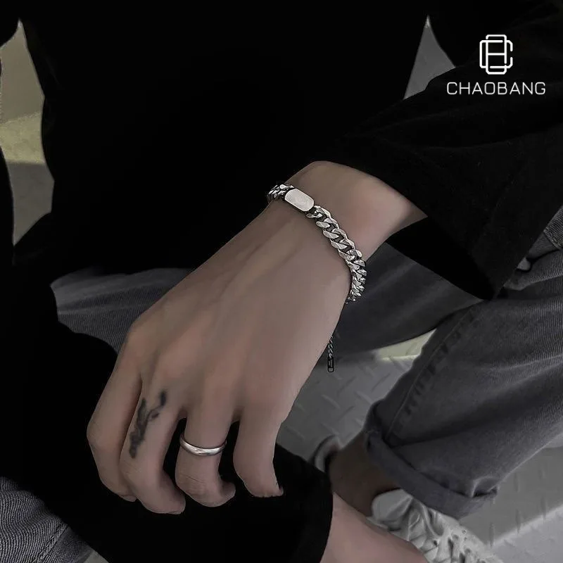 Premium‑Look Men Fashion Bracelet, Chic Unique Generous Wrist Jewelry, Versatile Accessories for Men Daily Outfit