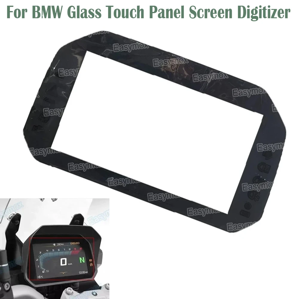 

6.5inch Motorcycle Glass Panel Touch for BMW R1250gs C400X F750GS S1000XR S1000RR F900R F900XR Instrument Cluster Dashboard