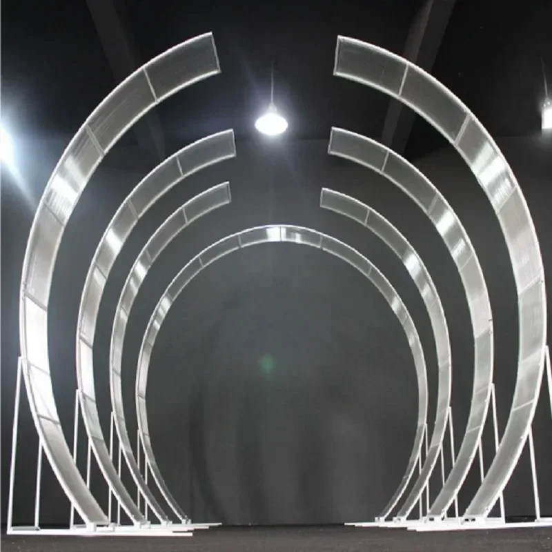 7pcs wedding background lights romantic iron sun panel combination arch outdoor decoration