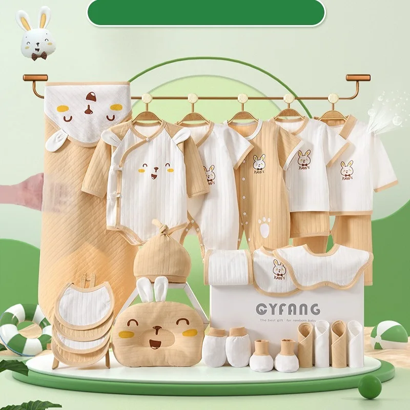 

26/24/22/20 Pieces 0-6 Months Newborn Baby Girls Boys Clothes Sets Summer 100% Cotton Gift Box Clothes Toddler Kids Clothes