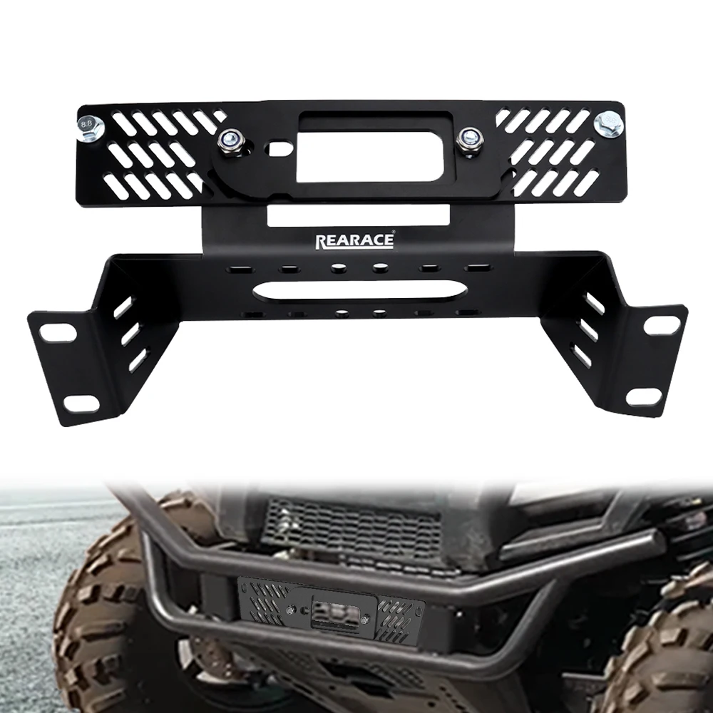 

Motorcycle Winch Mount Kit Steel UTV Winch Mounting Plate Ranger 400/500/570/800 (Mid-Size) Crew 500 570 XP 800 For Polaris