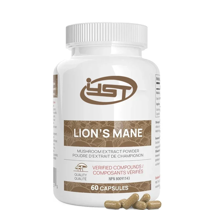 

Капсулы левового гриба — органический экстракт гриба льва для когнитивной функции и поддержки иммунитета — вегетарианты