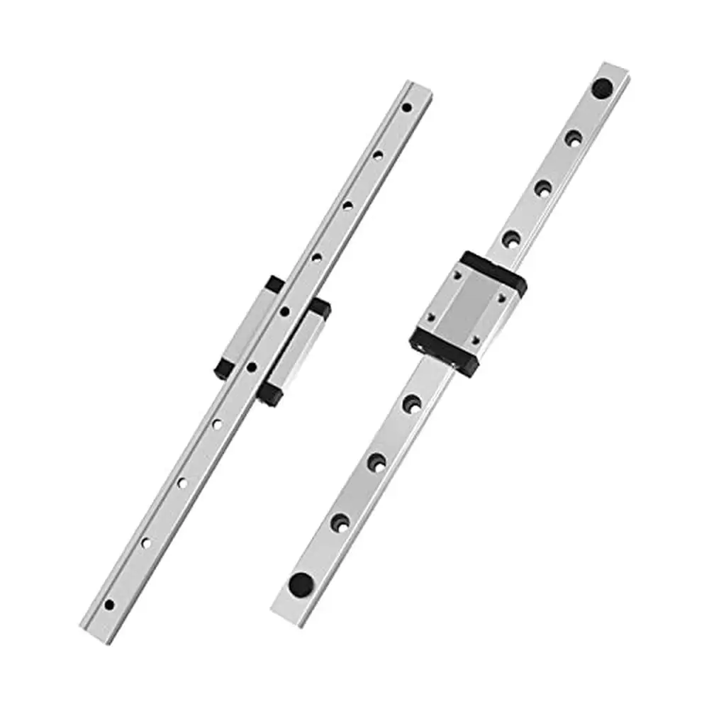 2pcs MGN12H 350mm Linear Rail Guide with Carriage Block 3D Printer CNC Machine High Precision Stainless Steel Rails Smooth