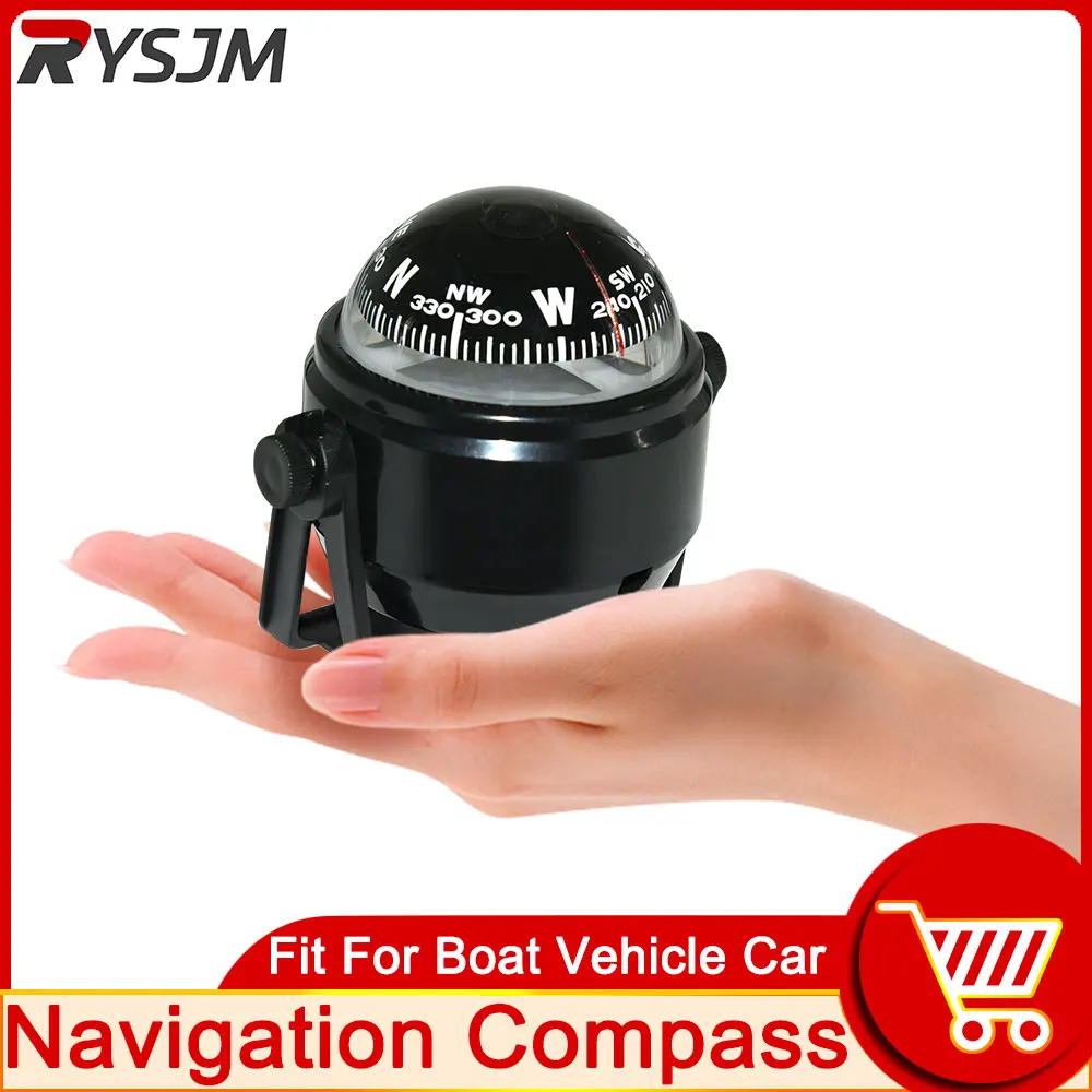Bússola marinha exterior eletrônica, bússola digital, barco, caravana, carro, equipamentos, acessórios, multifuncional, mar, 1pc