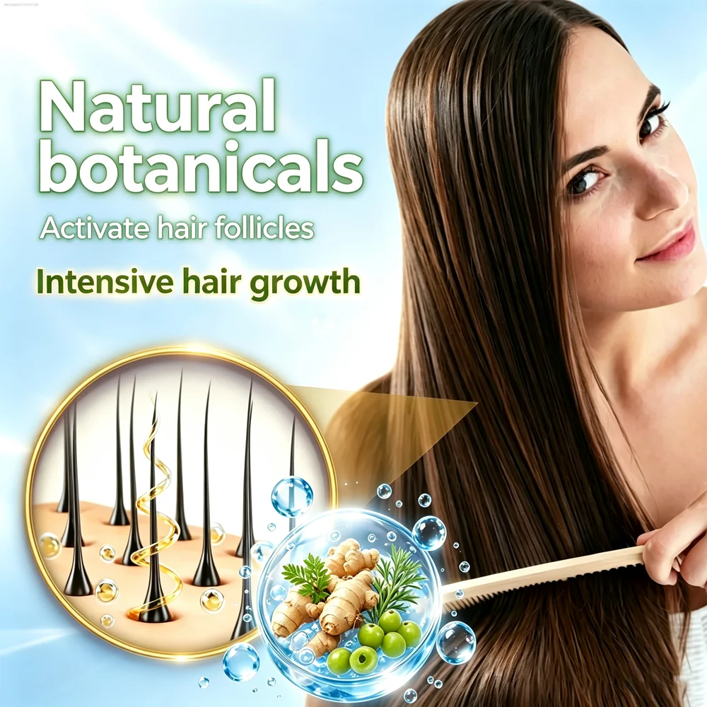 Natural Plant-Based Nourishing essence, Nourishes Hair roots, No Need for Dirty Hands.