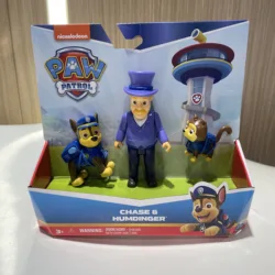 Original Paw Patrol Mayor Goodway Chickaletta Humdinger Danny Yumi Captain Turbot Chase Hero Figure Set Boys Girls Children Toy