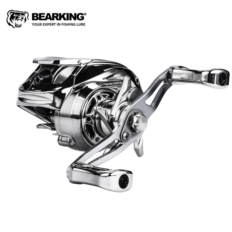 Bearking Casting Reel for Fishing 6.3:1 Ratio 198g Magnetic Brake Fishing Reel Fresh-Saltwater Wheel Fishing Accessories Goods