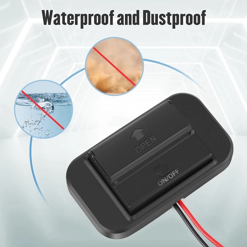 Prise de charge rapide USB pour touristes, panneau de commutation, chargeur de voiture pour bateau marin, moto RL, QC3.0, 36W, 12V, 24V, 4 pièces