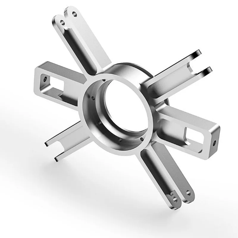 5-Axis Precision CNC Machining Aluminum Alloy Motor Housing Spare Parts Custom Metal Fabrication