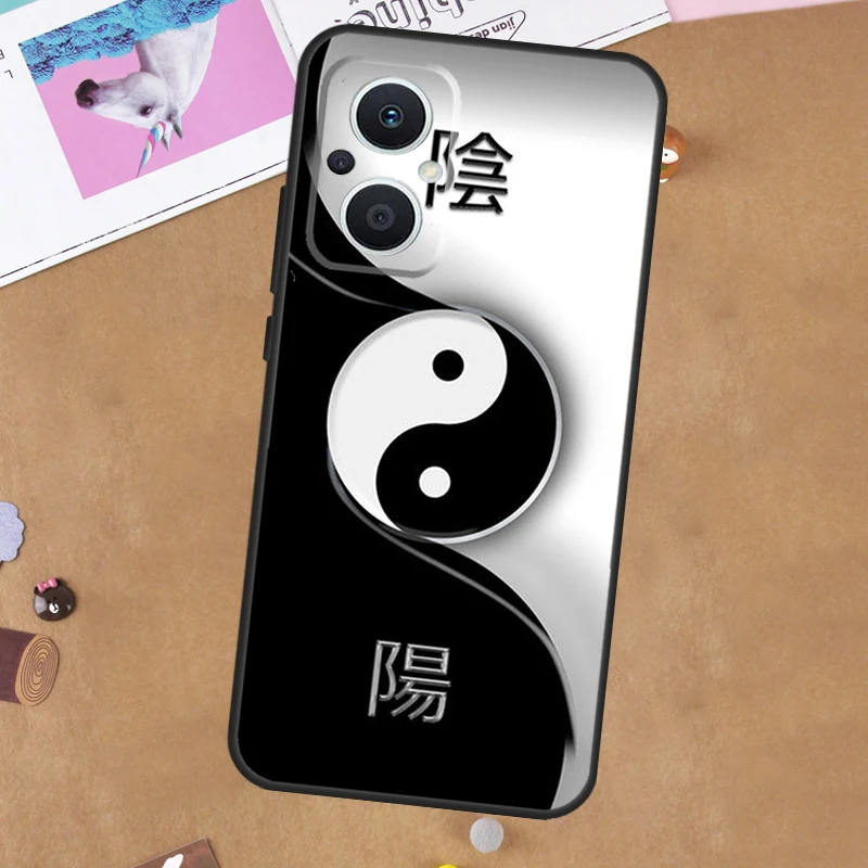 Eight Diagrams Taiji Yin Yang Case For OPPO Reno 8T 4Z 5Z 11F 8 10 11 Pro 5 6 7 Lite OPPO Find X6 Pro X2 X3 X5 Lite Cover