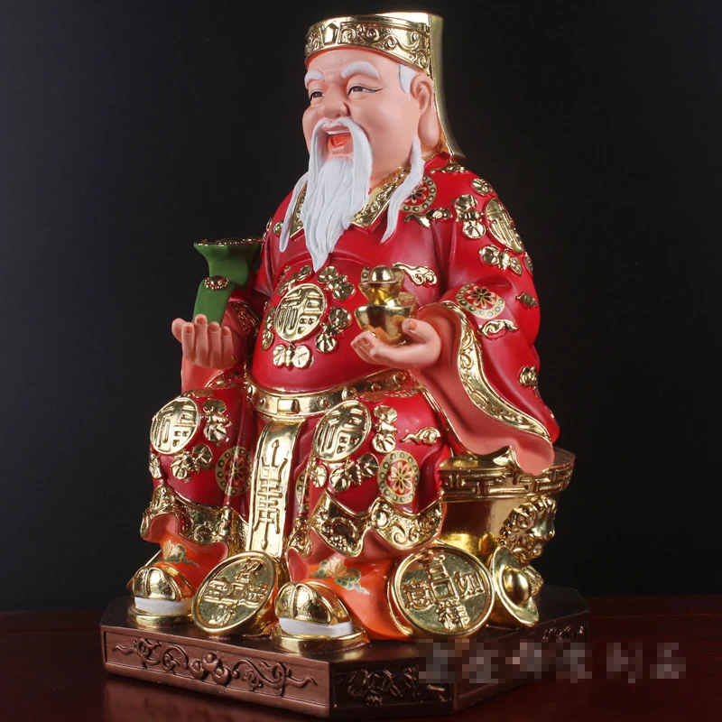 2023 Southeast Asia Indonesia Vietnam TU DI GONG God of wealth CAI SHEN GOOD BUDDHA figure Recruit wealth good luck statue