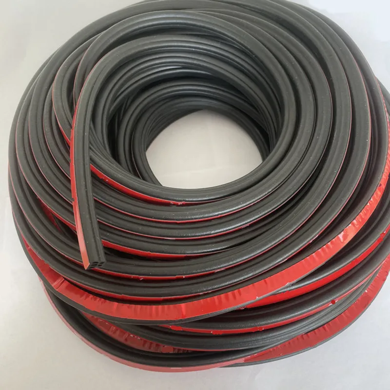 Car sealing strip door B-type double-layer soundproof and waterproof rubber strip door modification dust protection