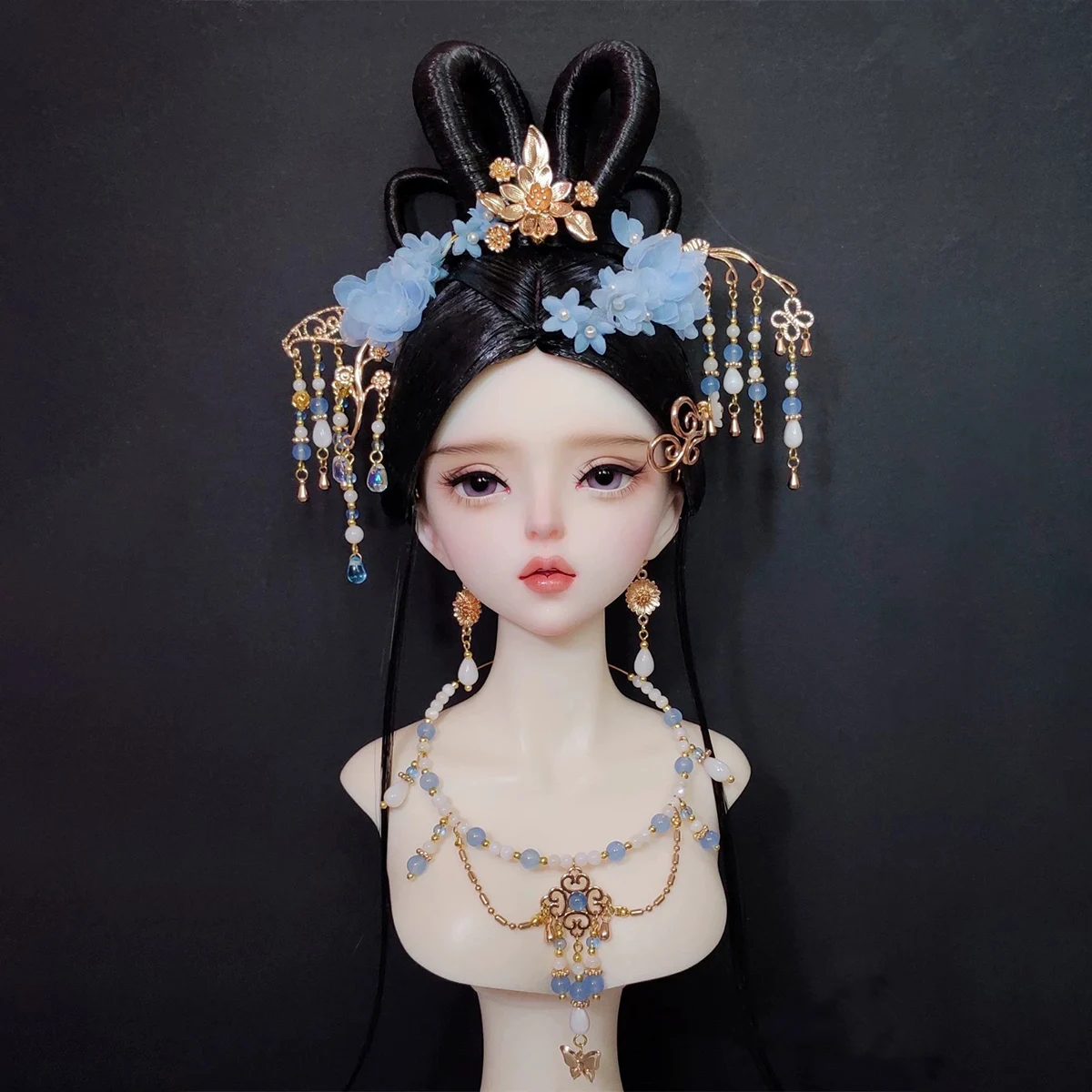 1/6 1/4 1/3 Scale BJD Hairpin Headwear Ancient Costume Hanfu Doll Hair Crown Accessories For  BJD/SD YOSD MSD SD13 Girl C2051