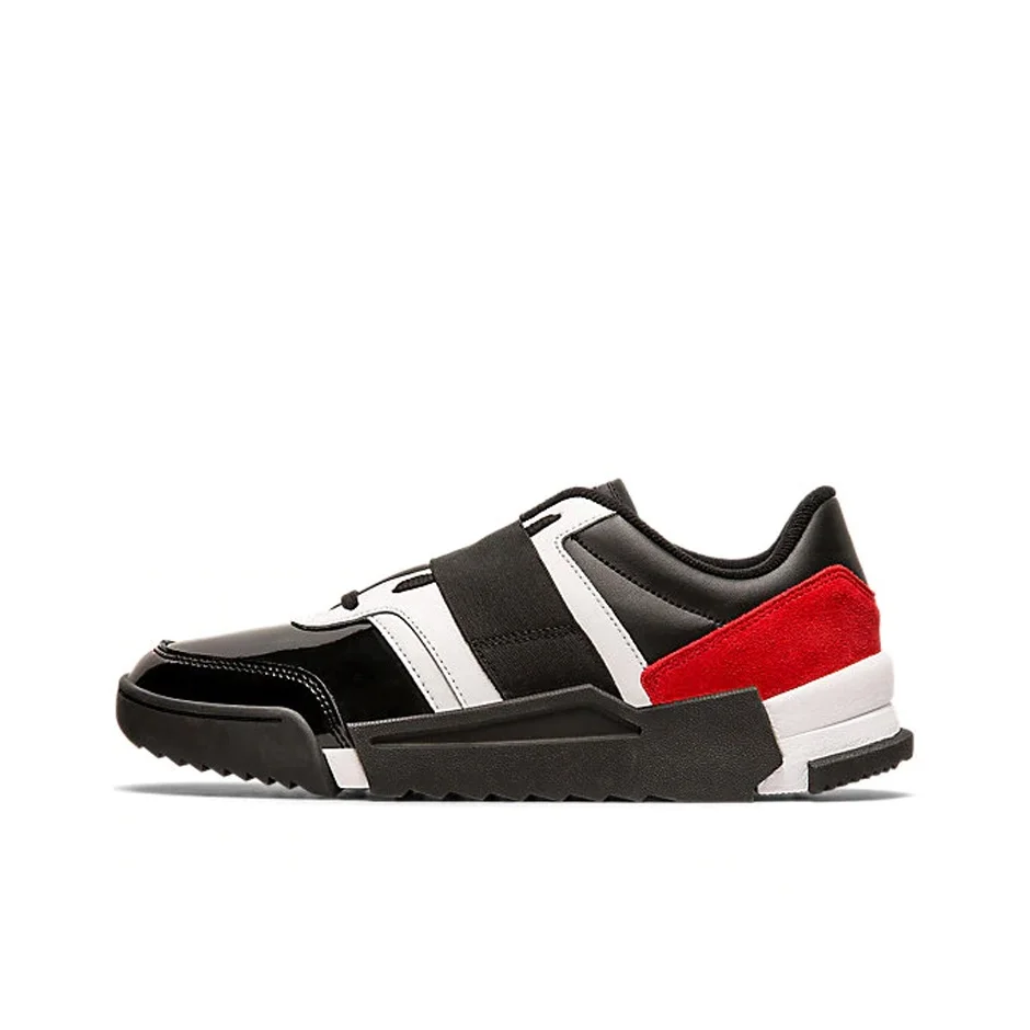 Onitsuka Tiger D Trainer Casual Shoes Unisex Low Top Black, White, Red 1183A581-001