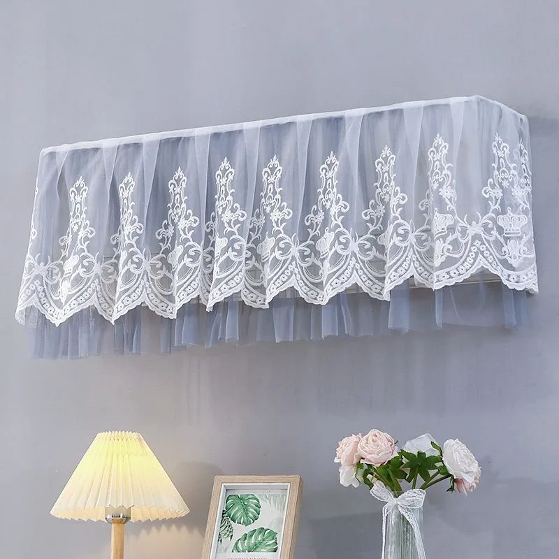 

Embroidery Air Conditioning Dust Cover Hanging Up Universal Bedroom Dual-use All Inclusive Air Conditioning Dust Cover CoverZI51