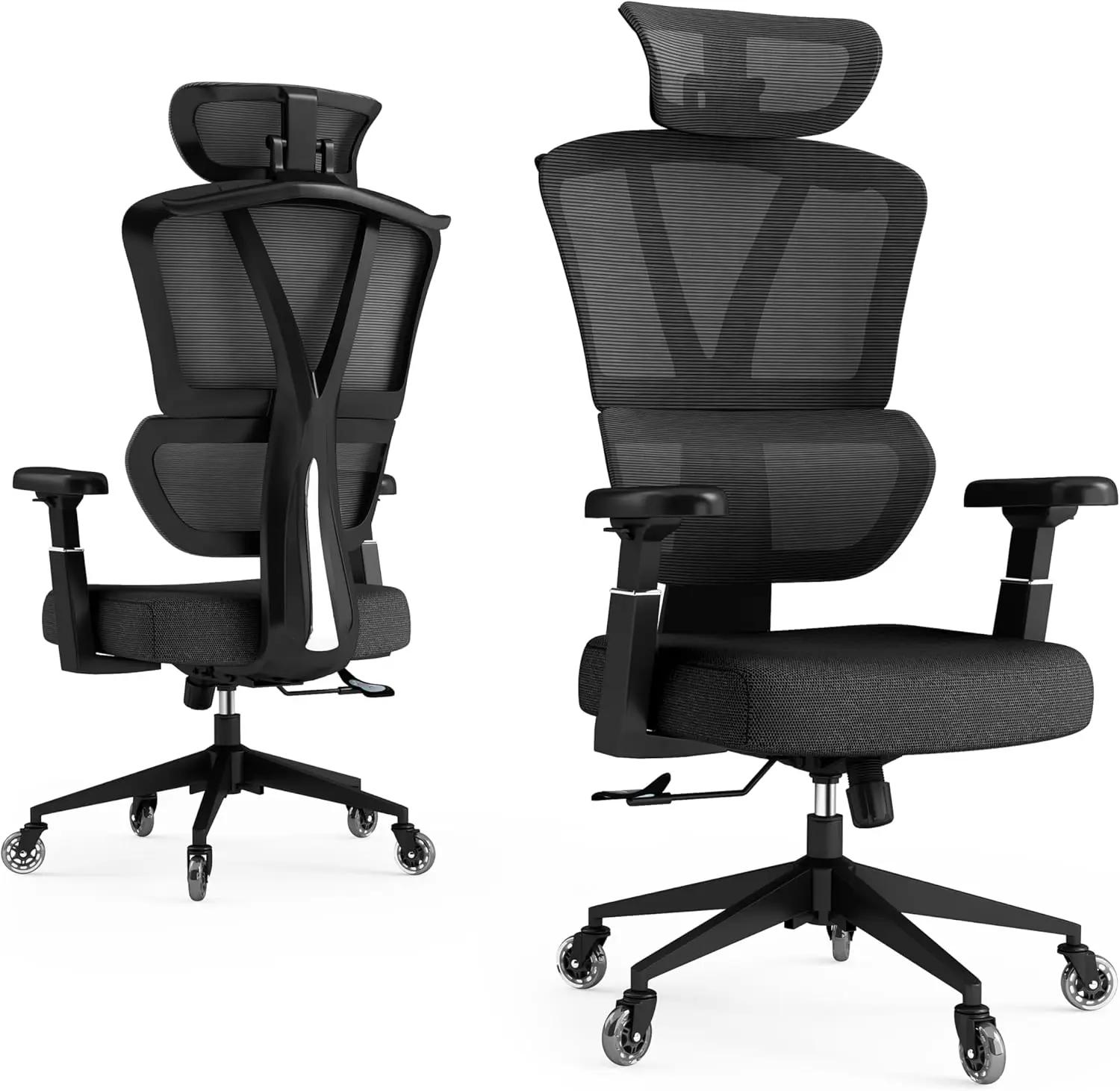 

Ergonomic Office Chairs, Home Office Desk Chairs,Bla Mesh Office Chair Good For Gaming, Busin Meeting, Indoor.